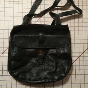 Liz Claiborne Leather Co black leather pocketbook